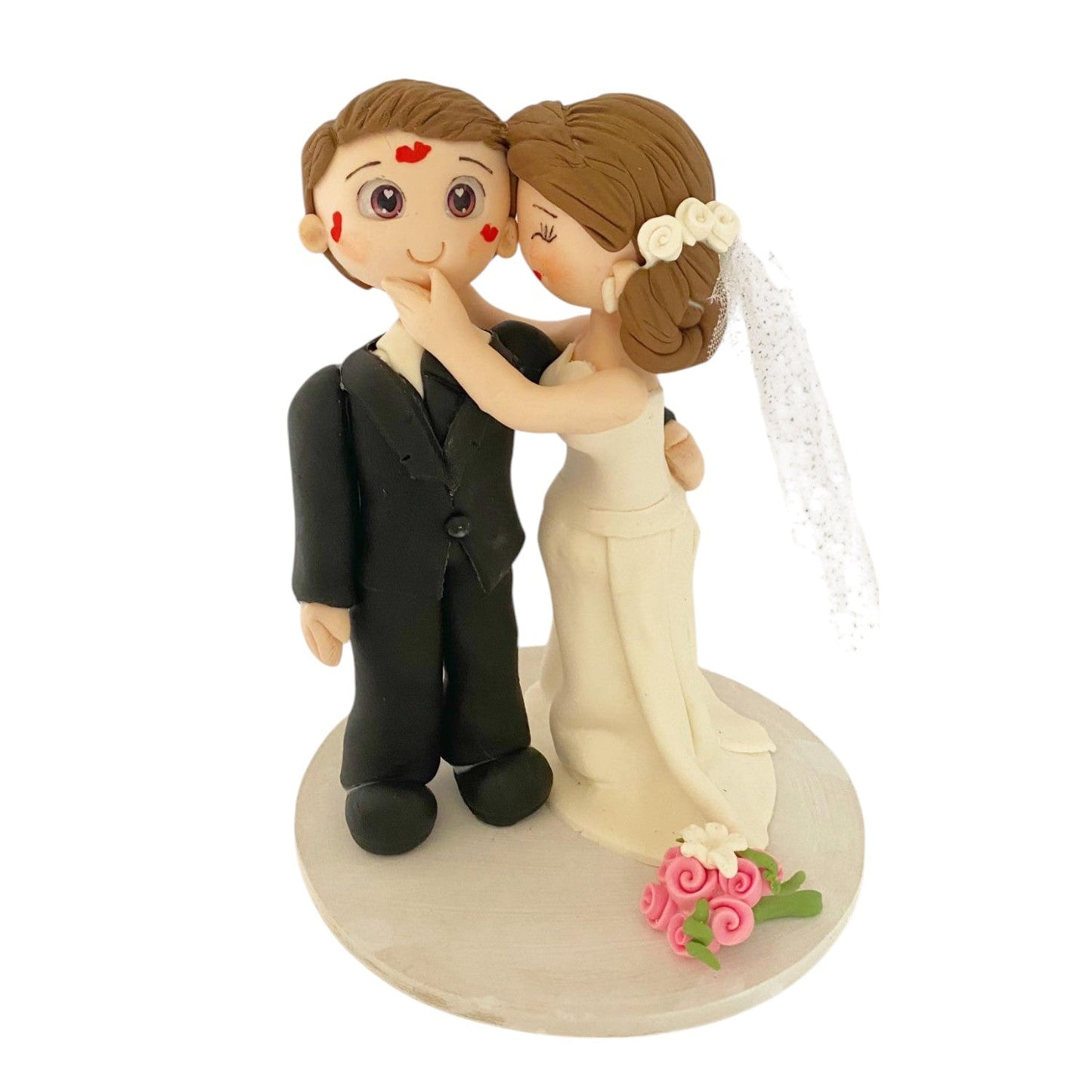 Novios "Beso de amor"