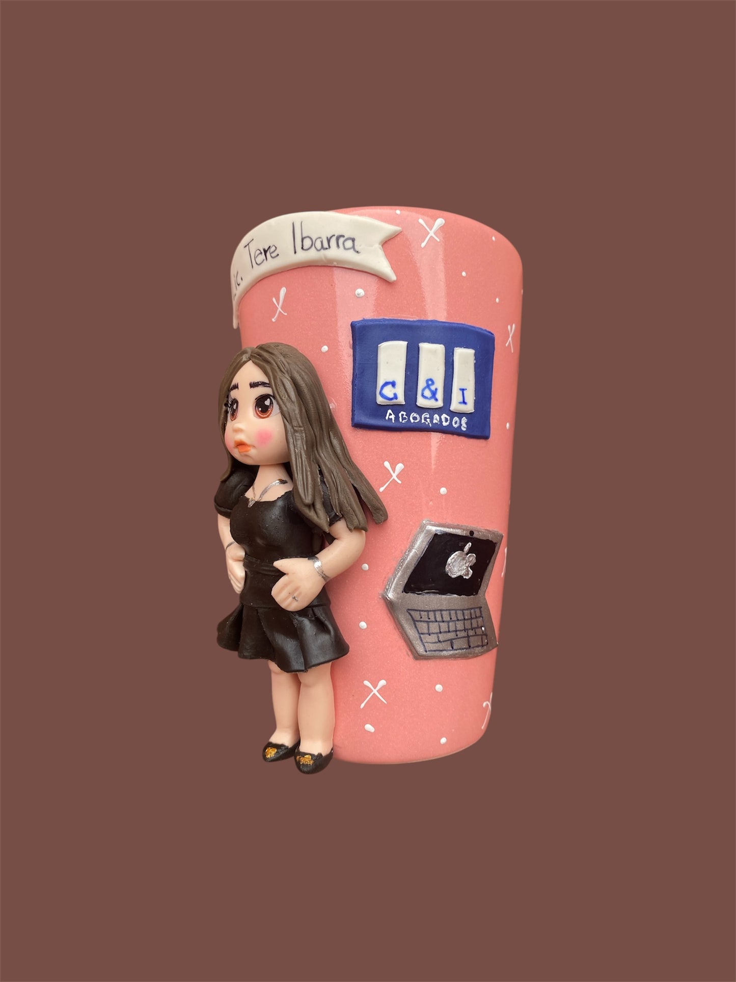 Taza larga personalizada con mascota o logo