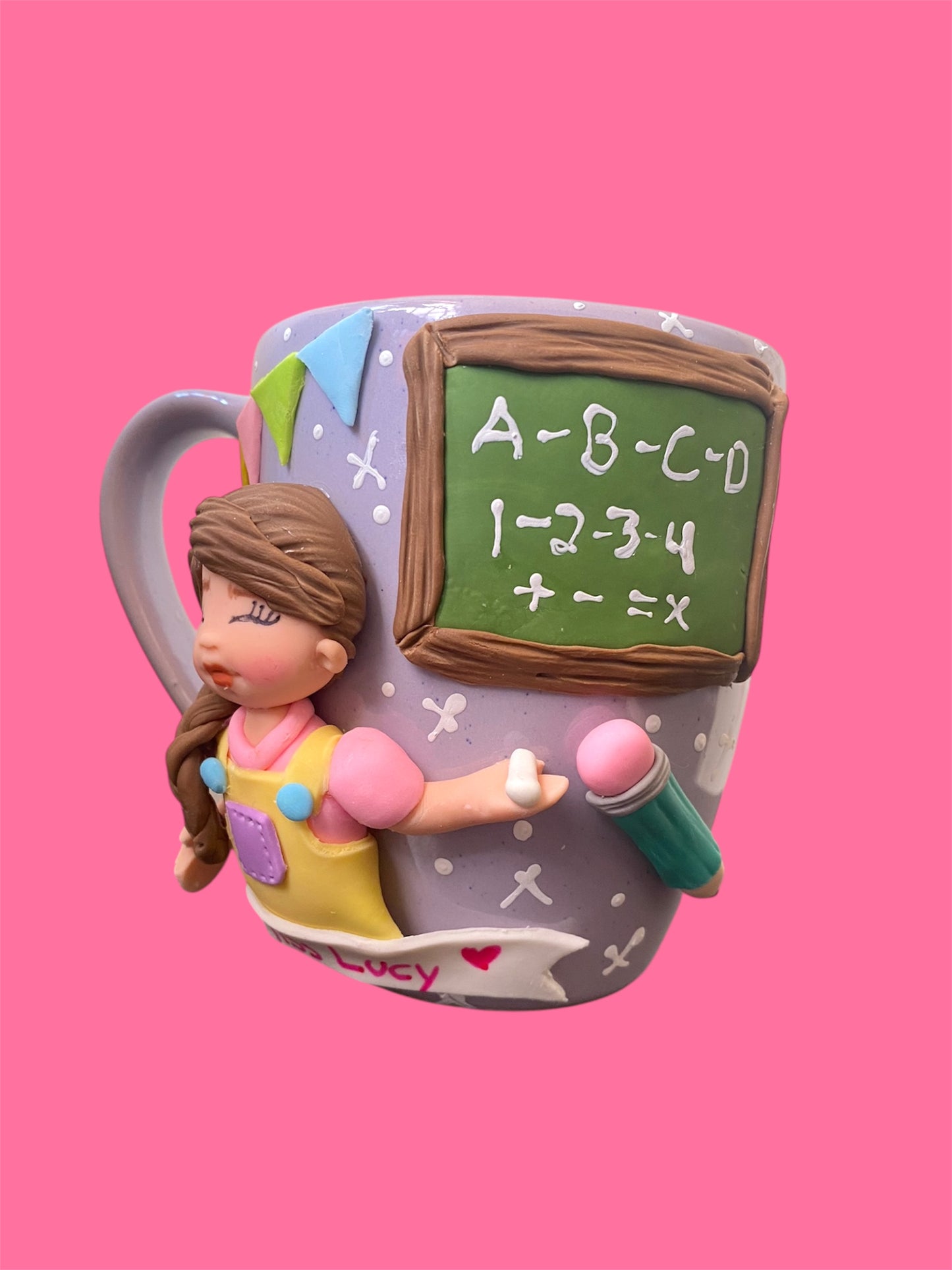 Taza maestros banderín