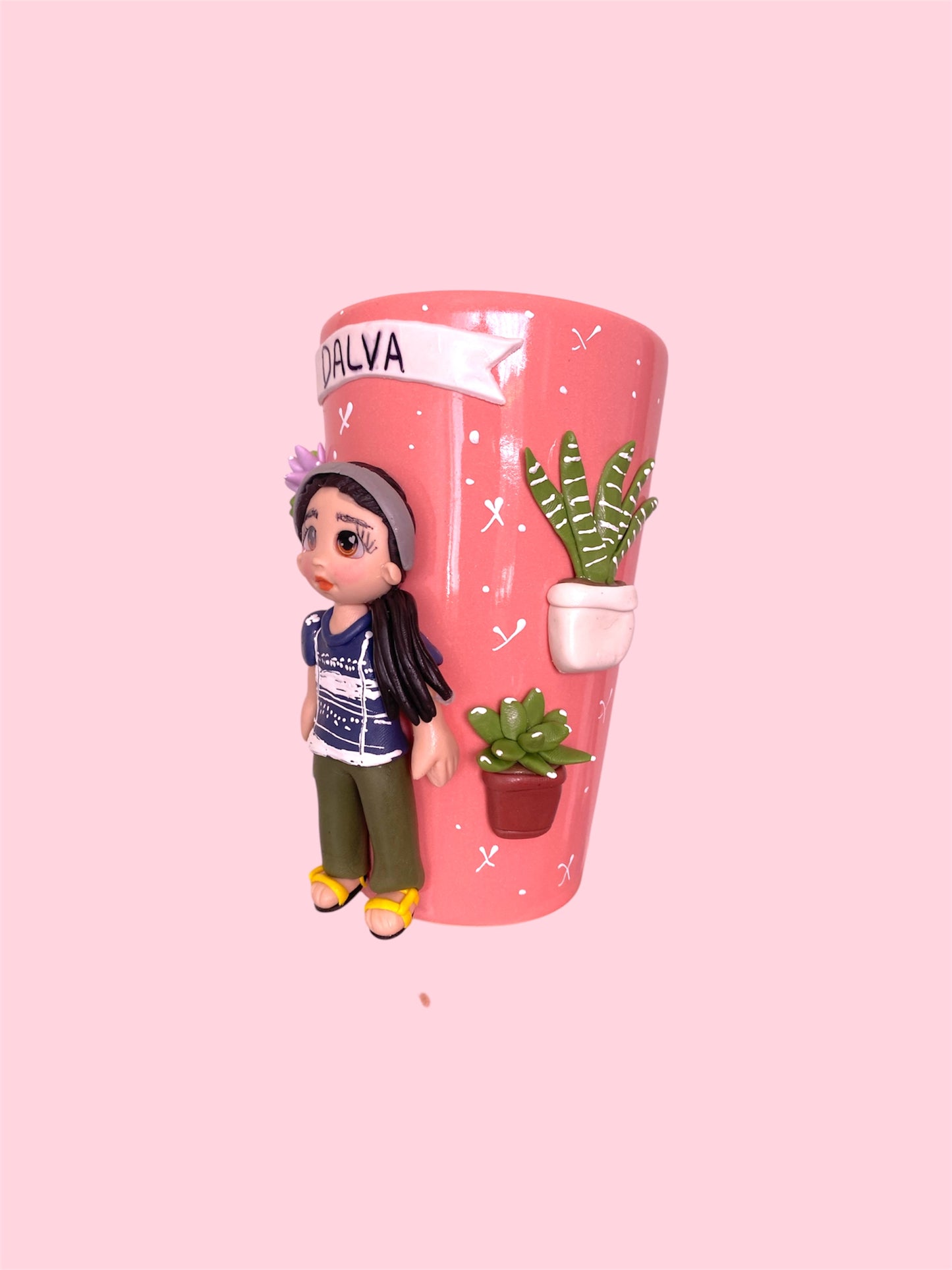 Taza larga plantas lover