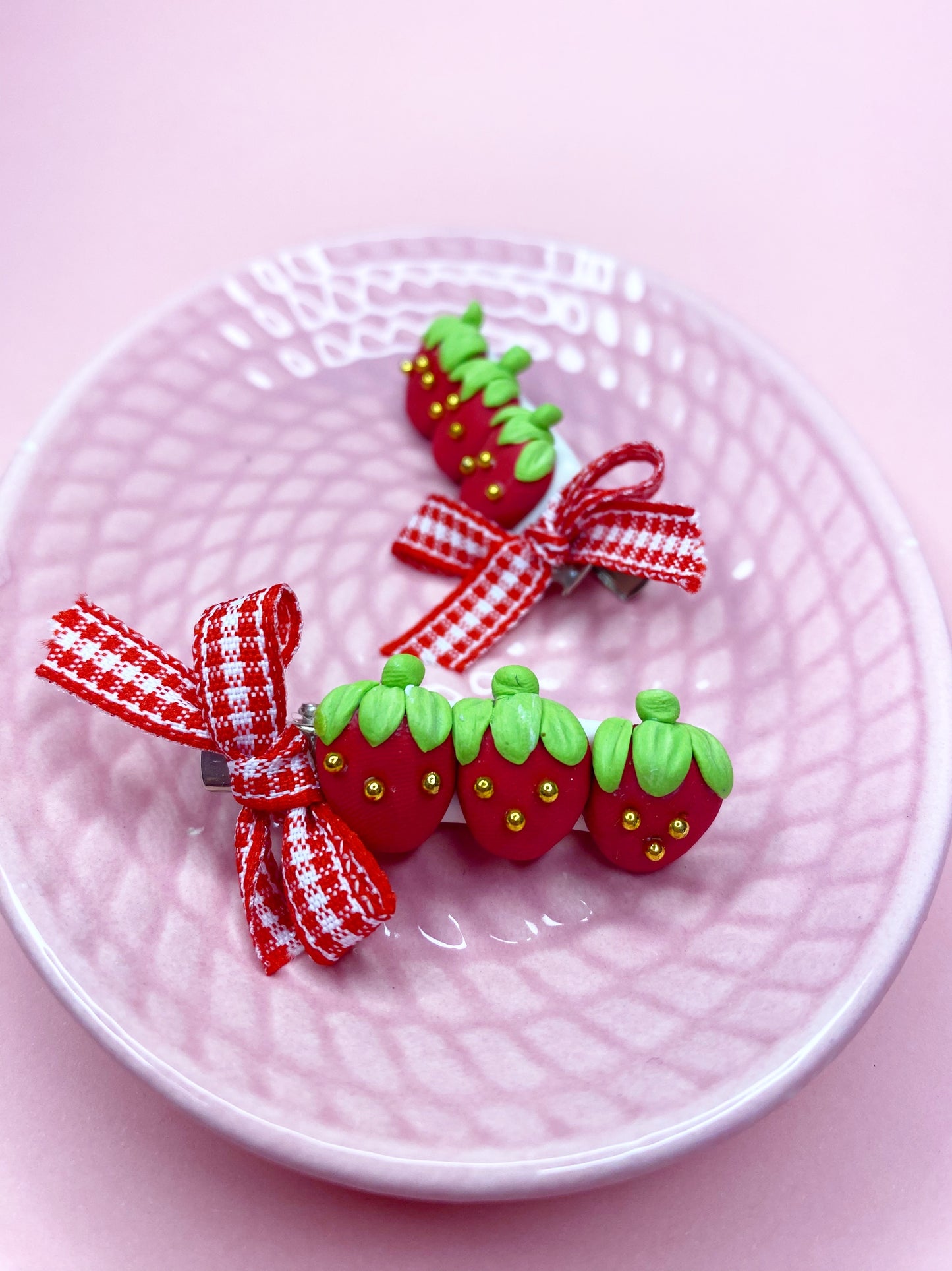 Broches de fresa