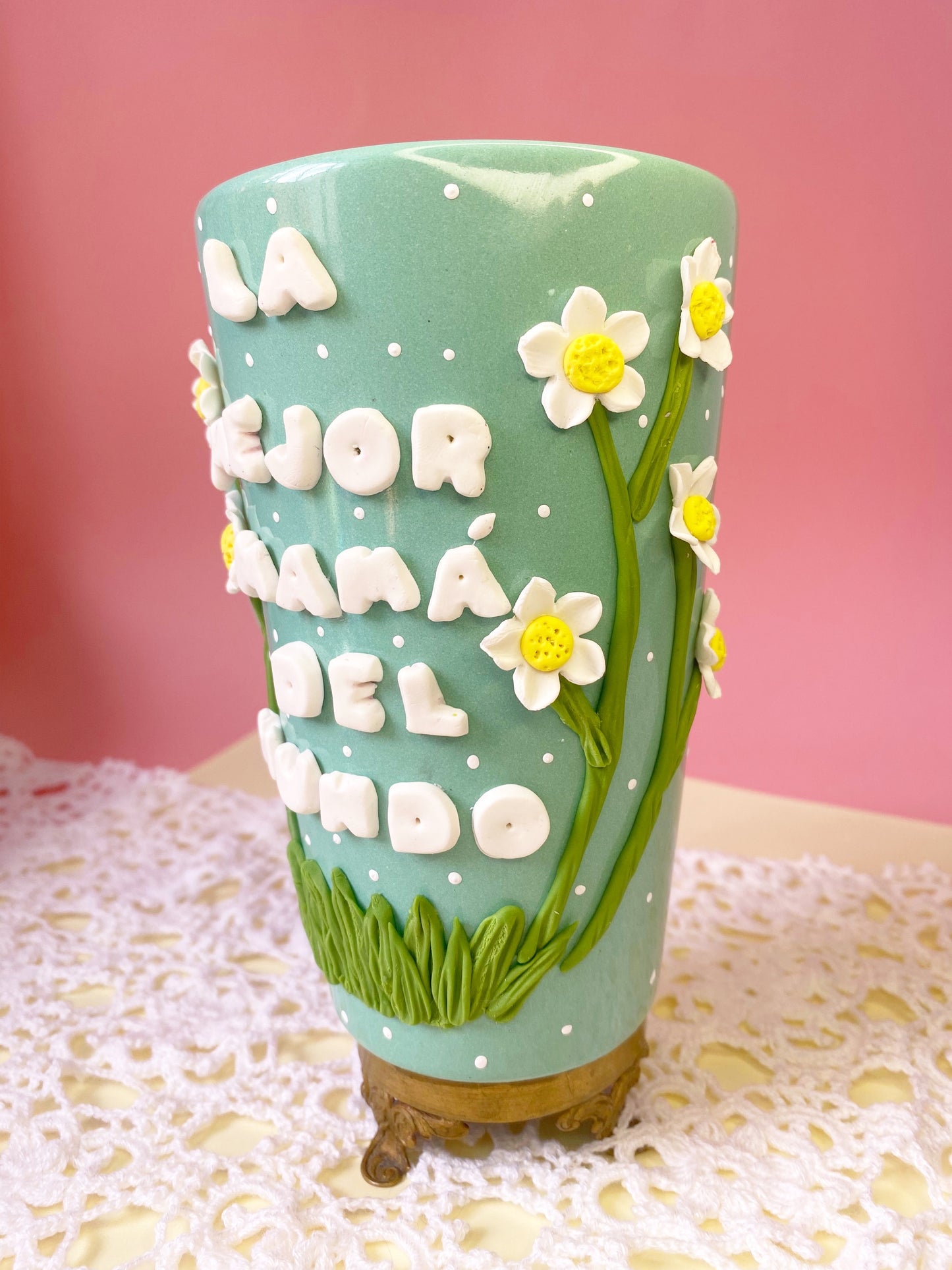 Taza con frase personalizada