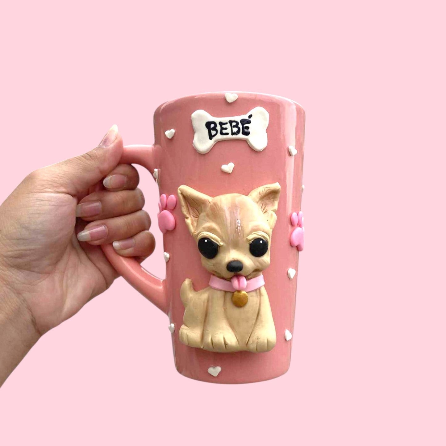 Taza larga de chihuahua