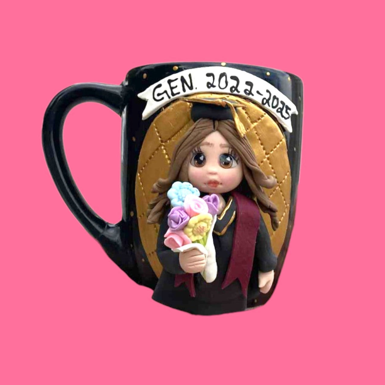 Taza tradicional para graduados