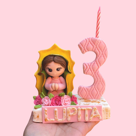 Vela personalizada Virgen de Guadalupe