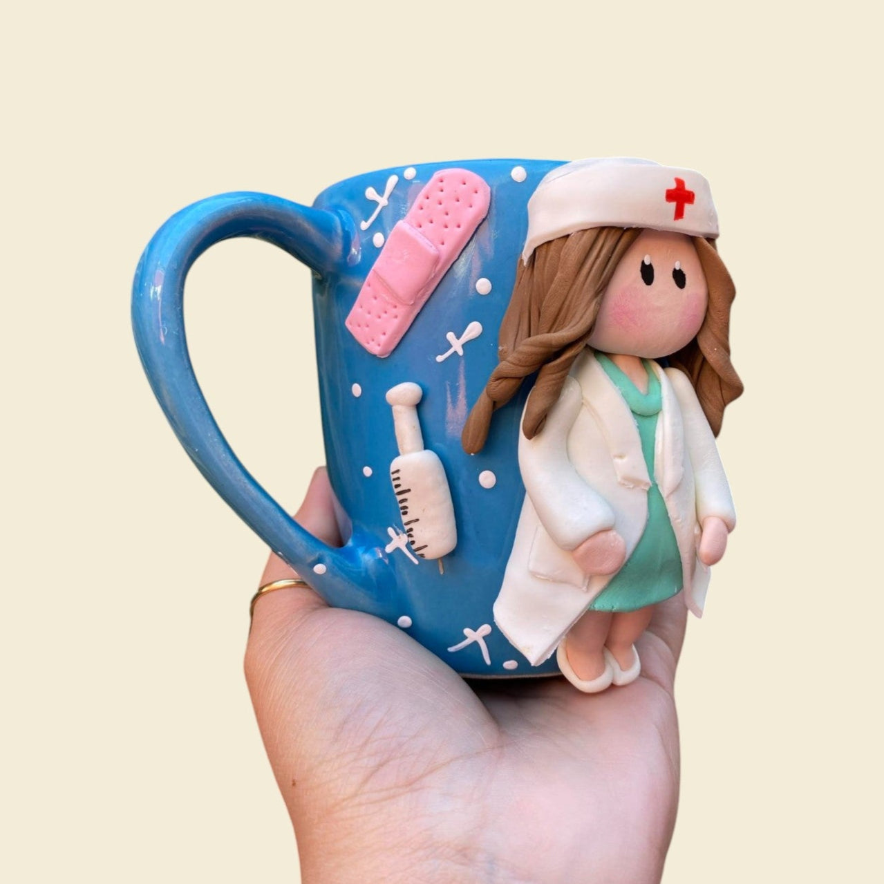 Taza enfermera estilo Santoro
