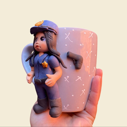 Taza para policía