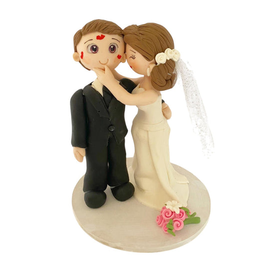 Novios "Beso de amor"