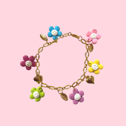 Brazalete Arcoíris Floral