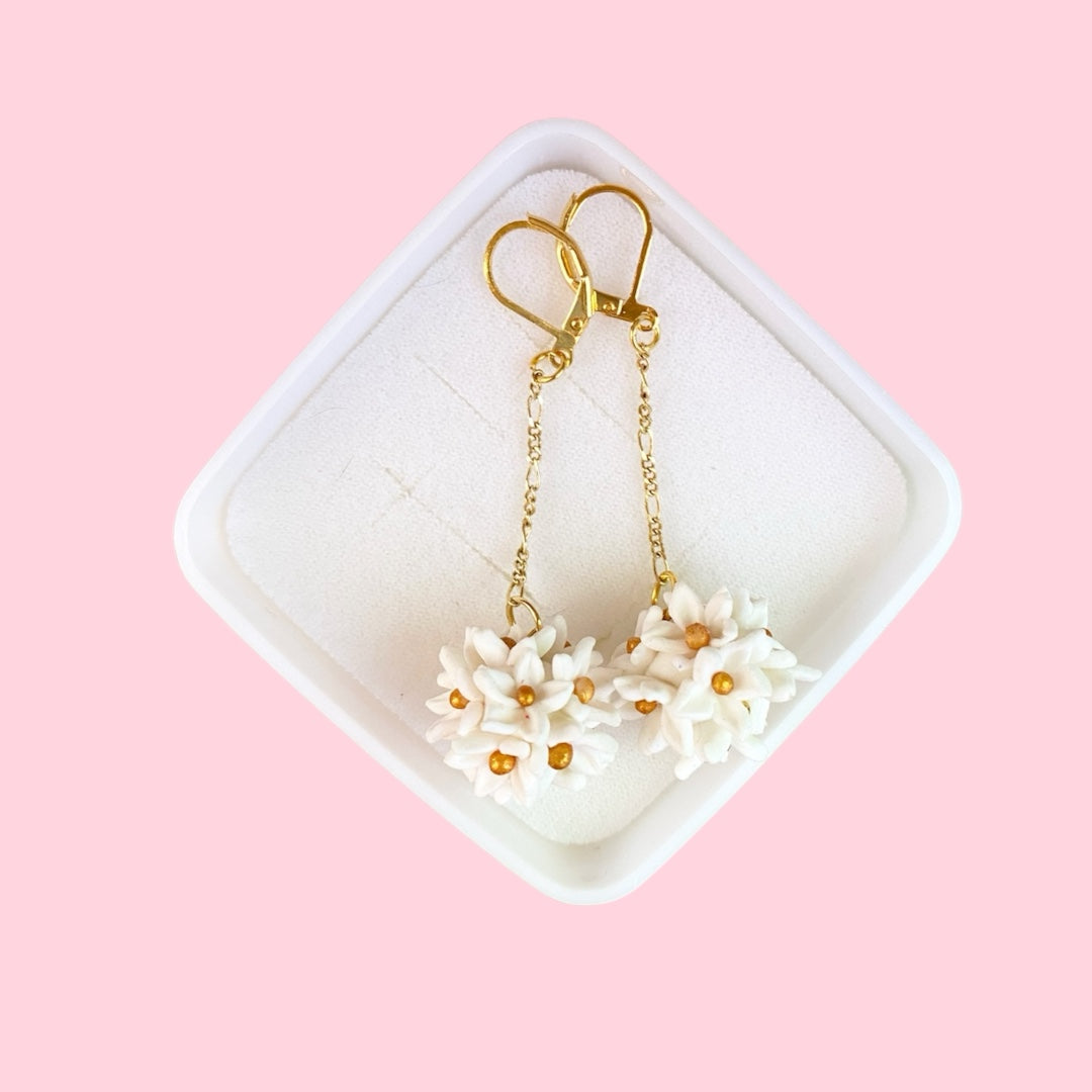 Aretes esfera floral
