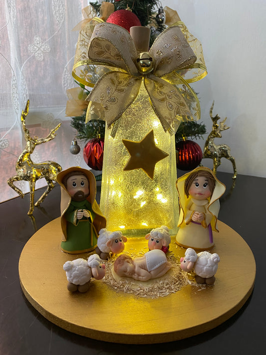 Nacimiento de frasco