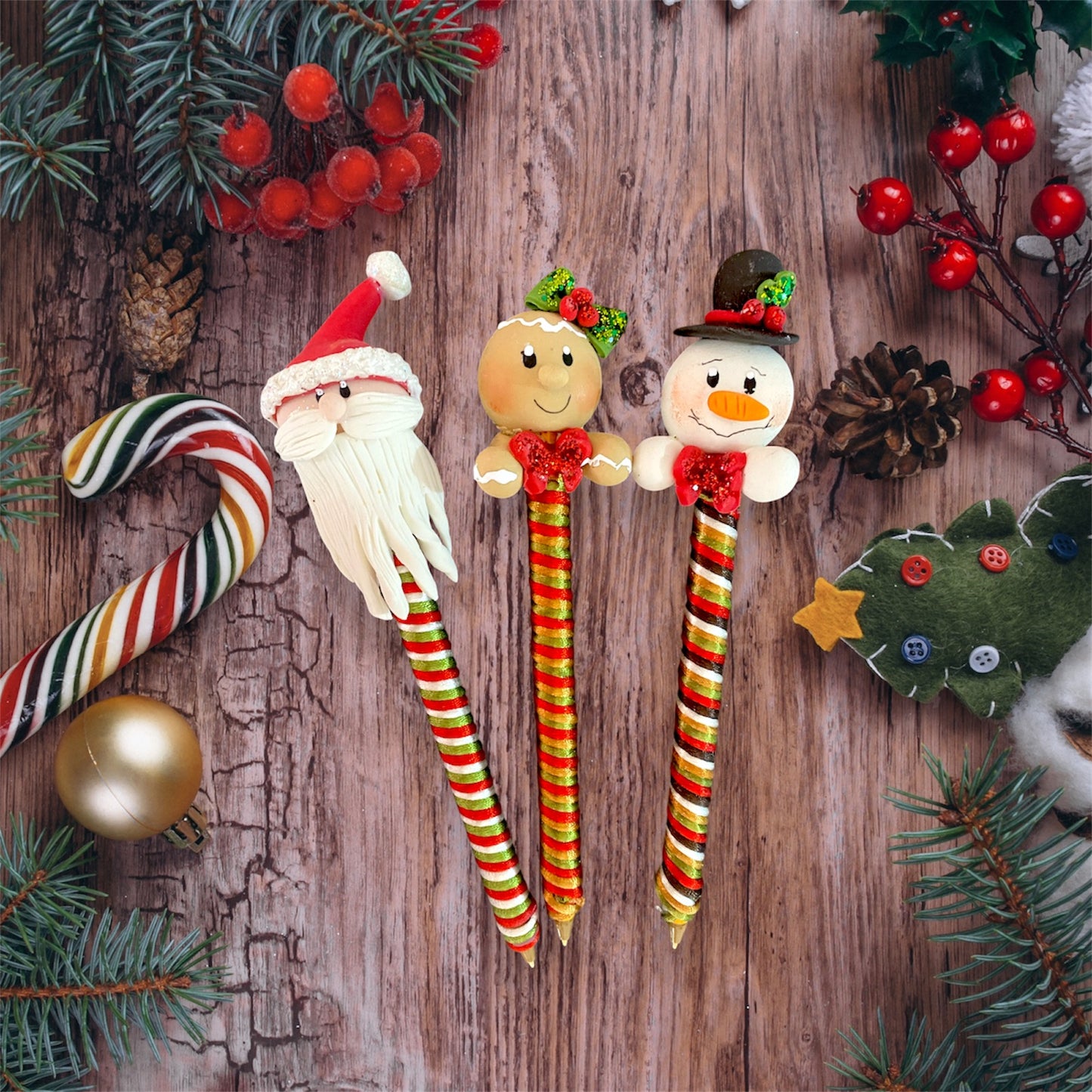 Plumas Navideñas
