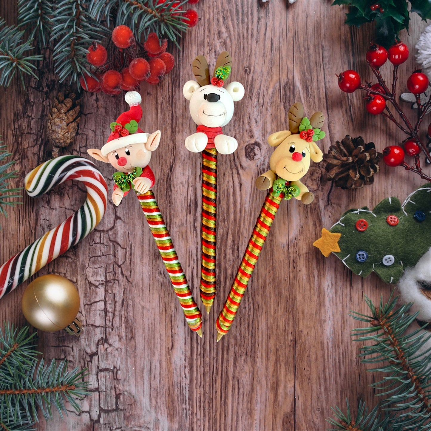 Plumas Navideñas