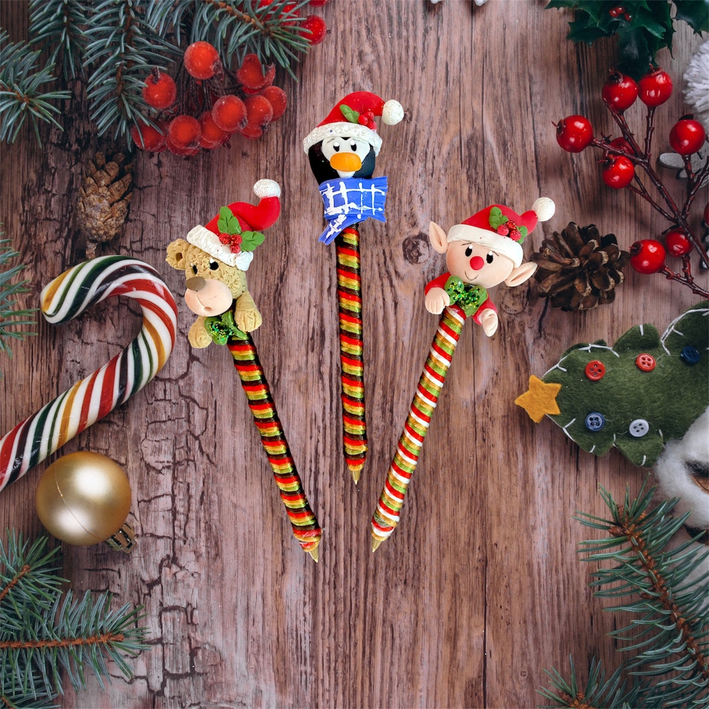Plumas Navideñas