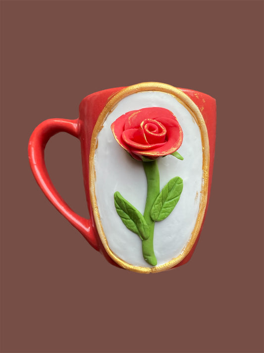 Taza marco de rosa