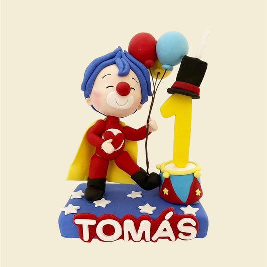 Vela personalizada Plim Plim parado