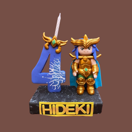 Vela personalizada Caballeros del zodiaco