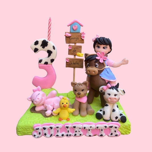 Vela personalizada granja