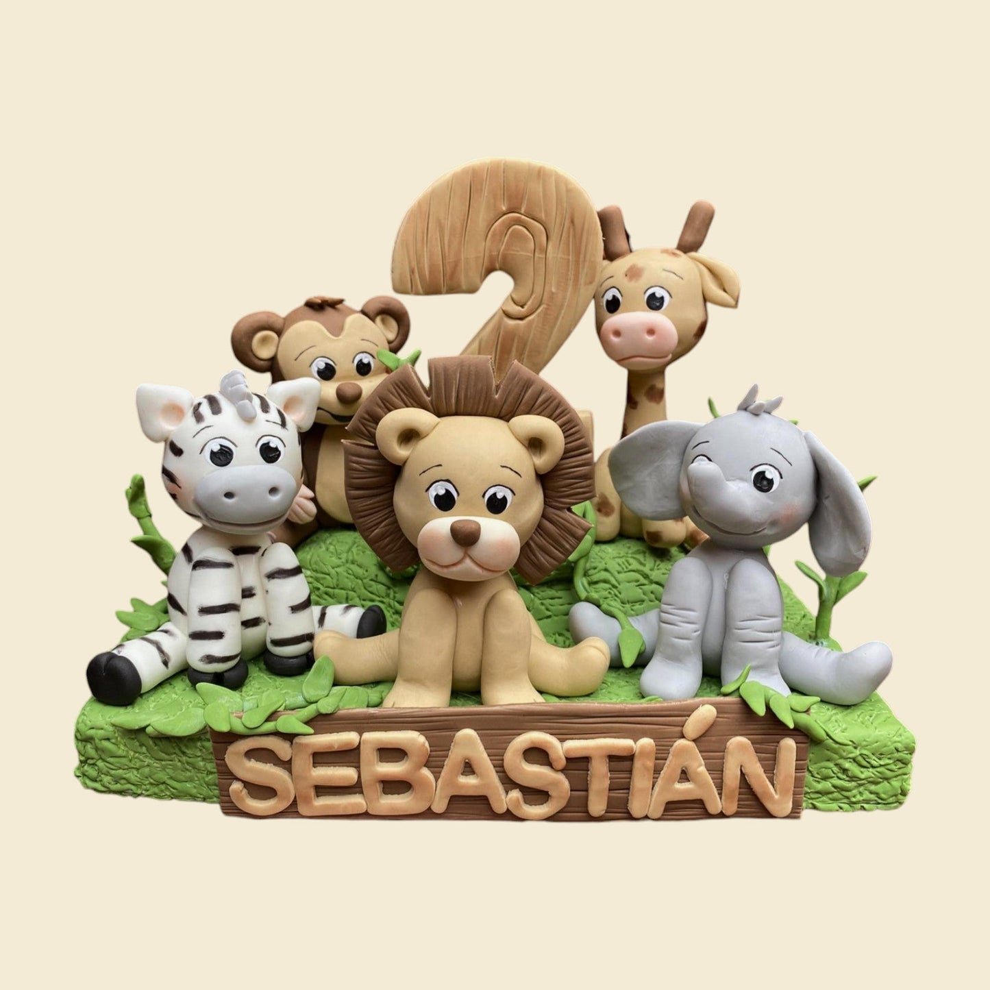 Vela personalizada safari