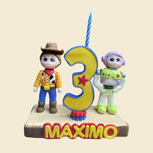 Vela personalizada toy story