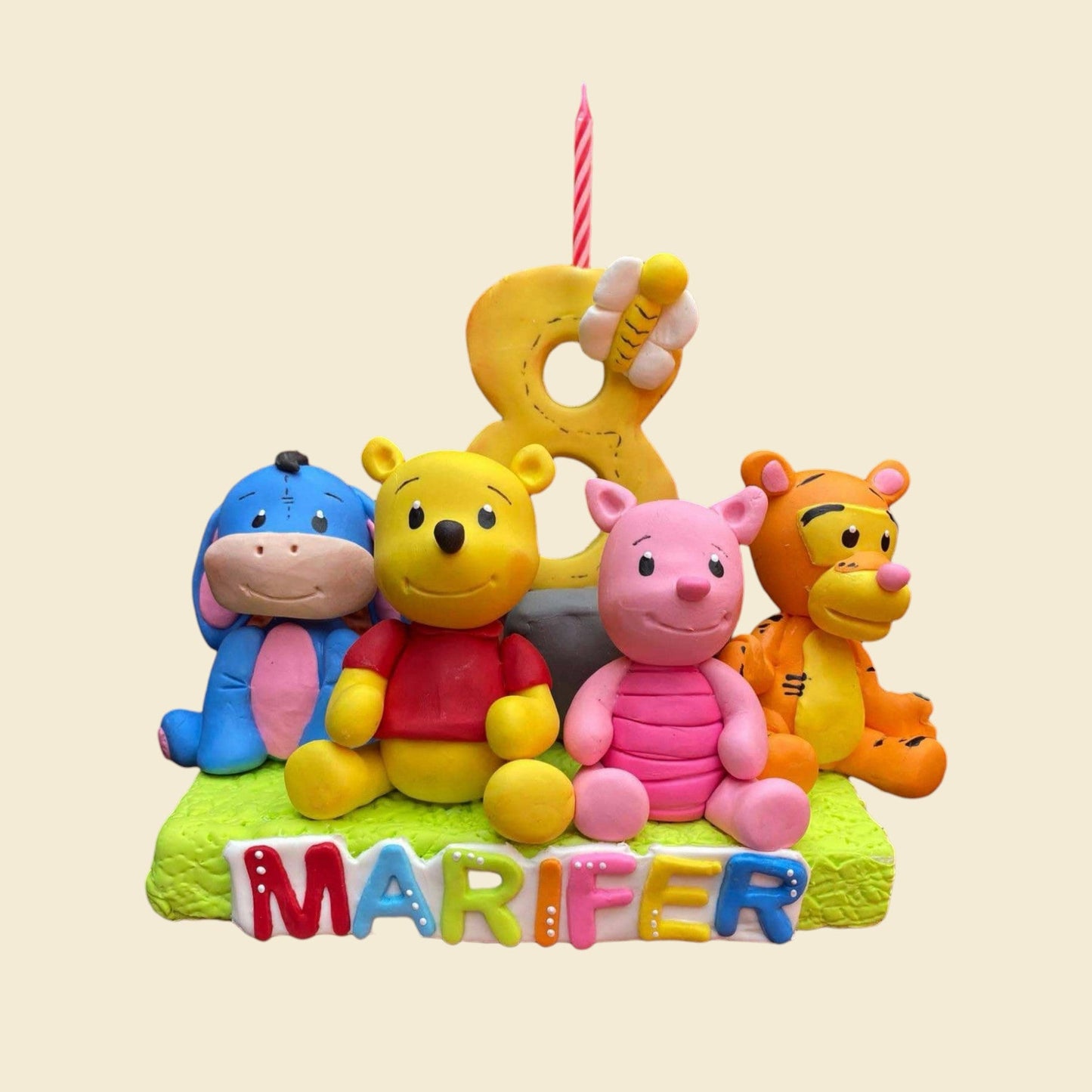 Vela personalizada Winnie Pooh