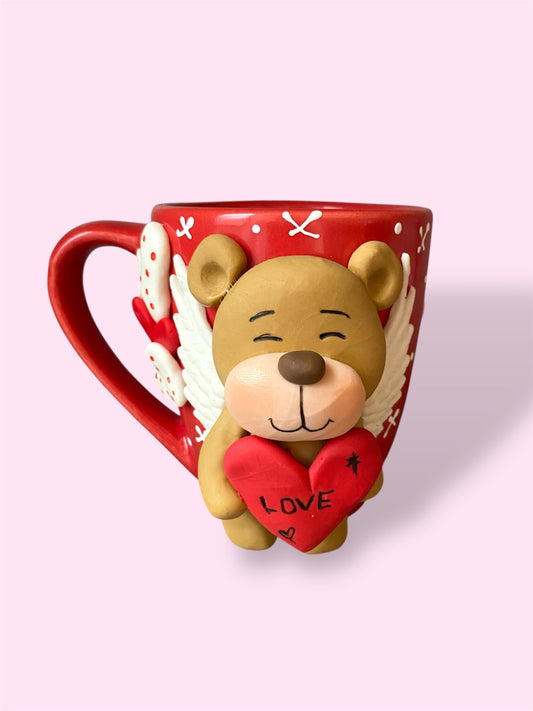 Taza oso cupido